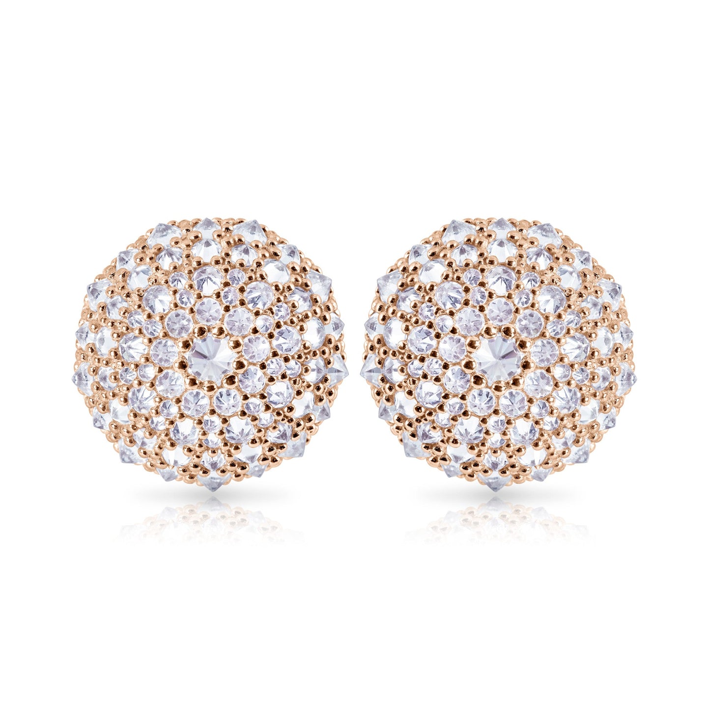 Disco Bonbon Cocktail Earrings - Rose Gold