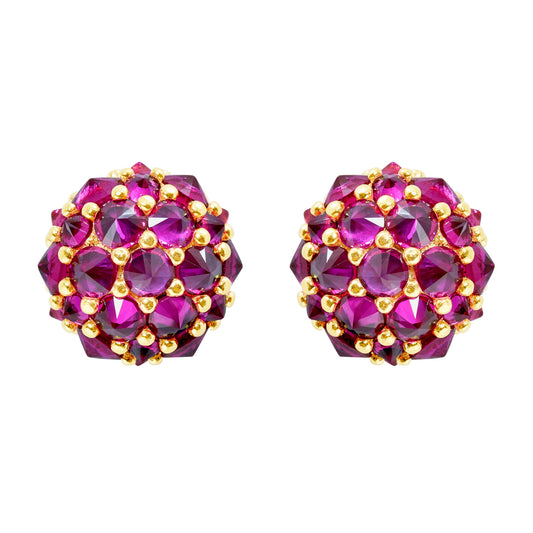 Perfect Bonbon Cocktail Earrings - Pink - Gold