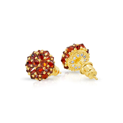 Perfect Bonbon Cocktail Earrings - Pumpkin - Gold