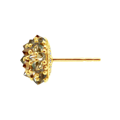 Perfect Bonbon Cocktail Earrings - Champagne - Gold