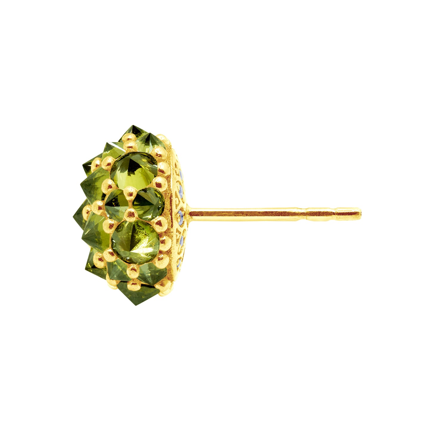 Perfect Bonbon Cocktail Earrings - Olive - Gold