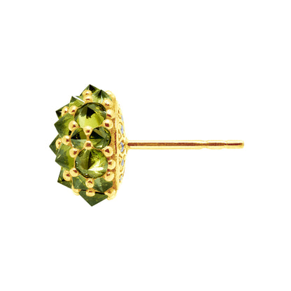 Perfect Bonbon Cocktail Earrings - Olive - Gold