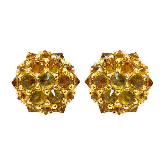 Perfect Bonbon Cocktail Earrings - Honey - Gold