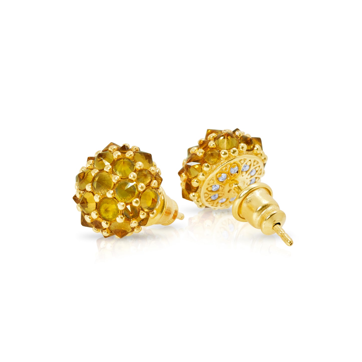 Perfect Bonbon Cocktail Earrings - Honey - Gold