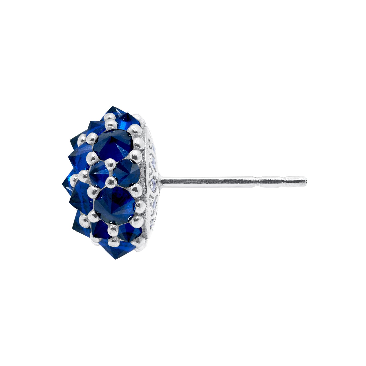 Perfect Bonbon Cocktail Earrings - Blue - Silver