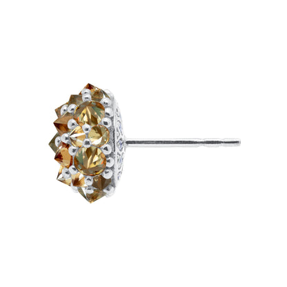 Perfect Bonbon Cocktail Earrings - Champagne - Silver