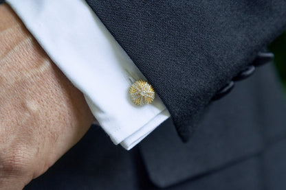 Sea Urchin Cocktail Cufflinks - Gold