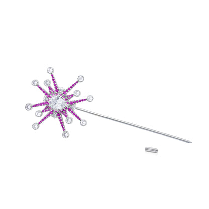 Honors Lapel Pin - Pink - Silver