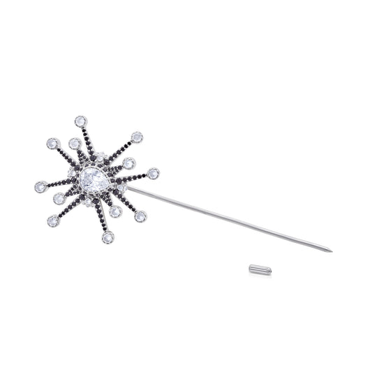 Honors Lapel Pin - Black - Silver