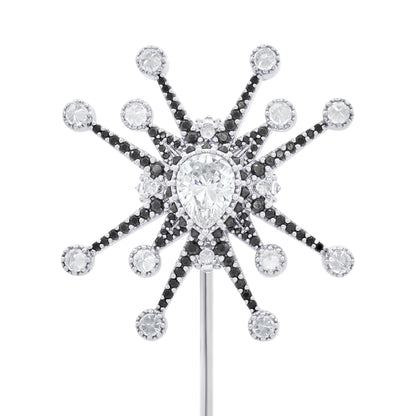 Honors Lapel Pin - Black - Silver
