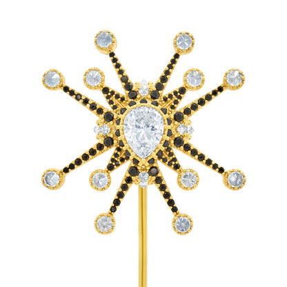 Honors Lapel Pin - Black - Gold