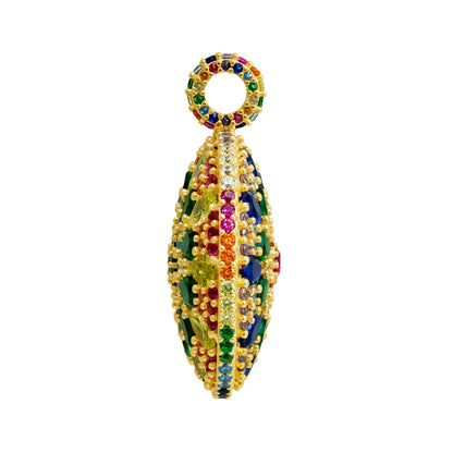 Chakra Mandala Cocktail Necklace 80cm - Gold