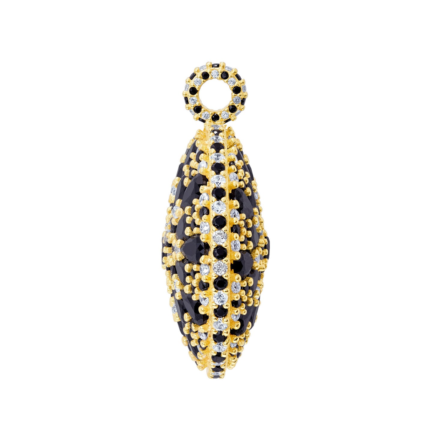 Night Mandala Cocktail Necklace 60cm - Gold
