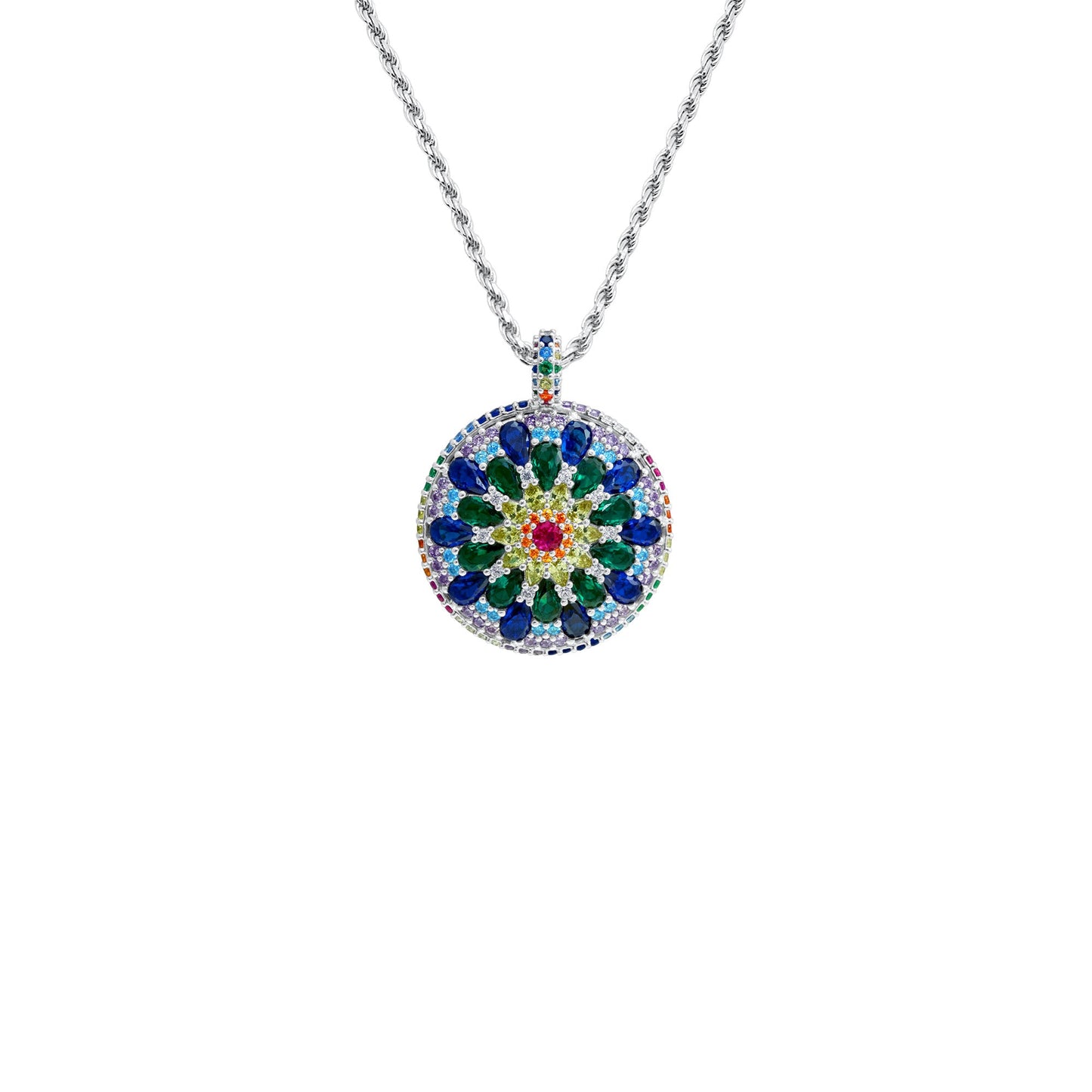 Chakra Mandala Cocktail Necklace