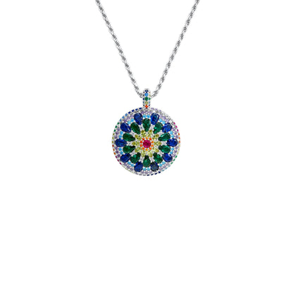 Chakra Mandala Cocktail Necklace