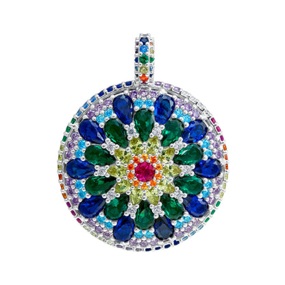 Chakra Mandala Cocktail Pendant Charm