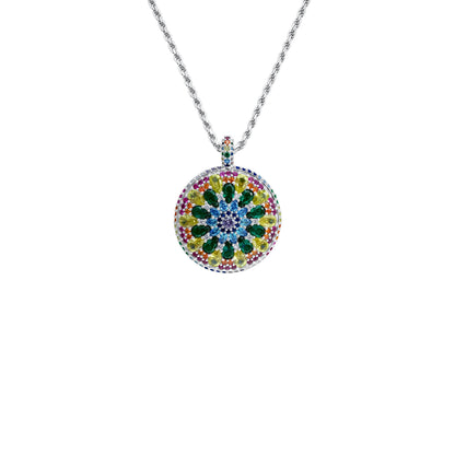 Chakra Mandala Cocktail Necklace