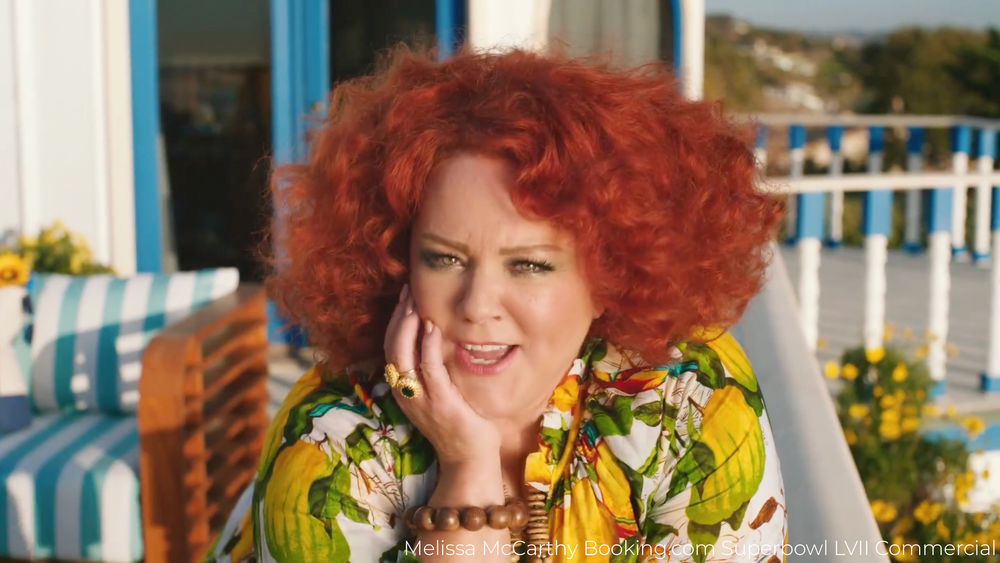 Melissa McCarthy Wears Pharaoun Rings for Booking.com Superbowl Commercial