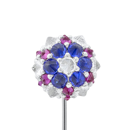 Perfect Bonbon Lapel Pin - America - Silver