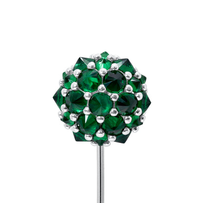Perfect Bonbon Lapel Pin - Green - Silver