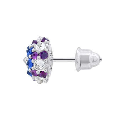 Perfect Bonbon Cocktail Earrings - America - Silver