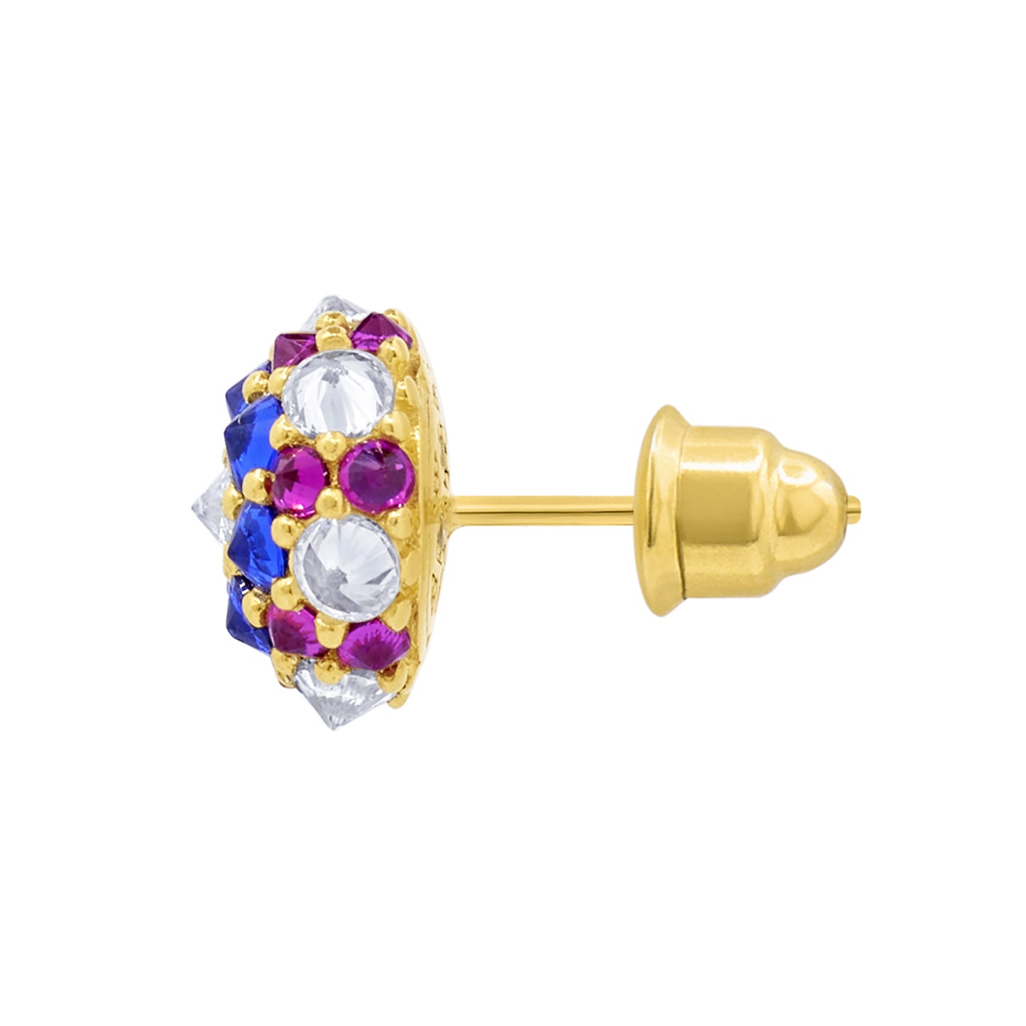 Perfect Bonbon Cocktail Earrings - America - Gold