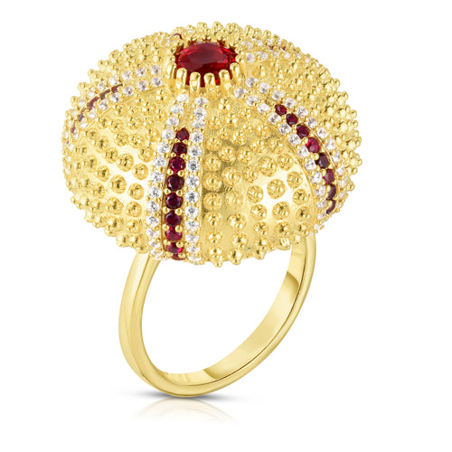 Sea Urchin Cocktail Ring