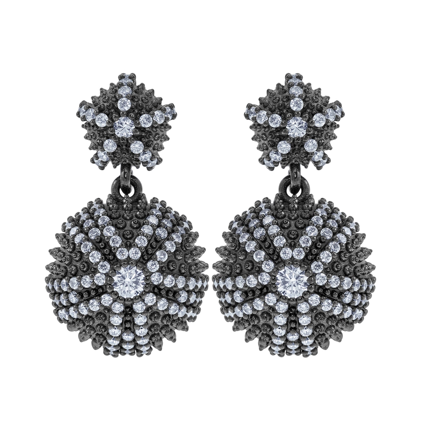 Sea Urchin Cocktail Earrings