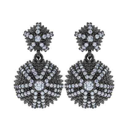 Sea Urchin Cocktail Earrings