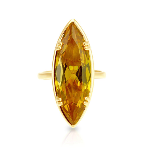 Lotus Marquise Cocktail Ring