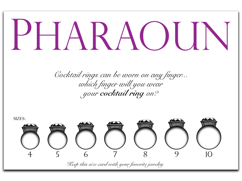 I Am Beautiful Cocktail Ring Pharaoun by Sergio Andr s