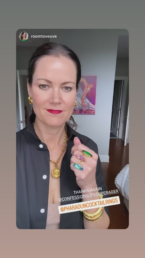 Lotus Marquise Cocktail Ring