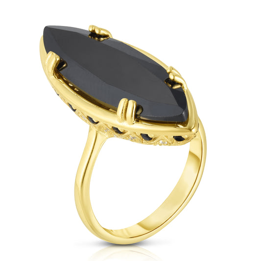 Bash Marquise Cocktail Ring - Gold