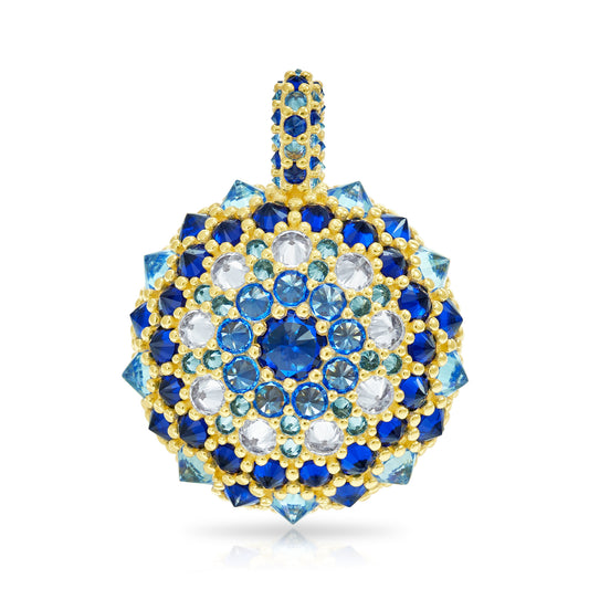 Cleopatra (Evil Eye) Bonbon Cocktail Pendant Charm - Gold