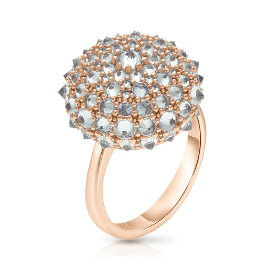 Disco Bonbon Cocktail Ring - Rose Gold